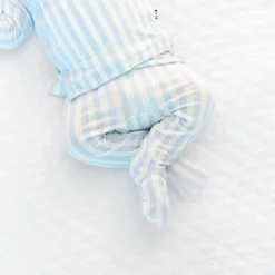 Take Me Home Set with Cap in Small Mist Stripe