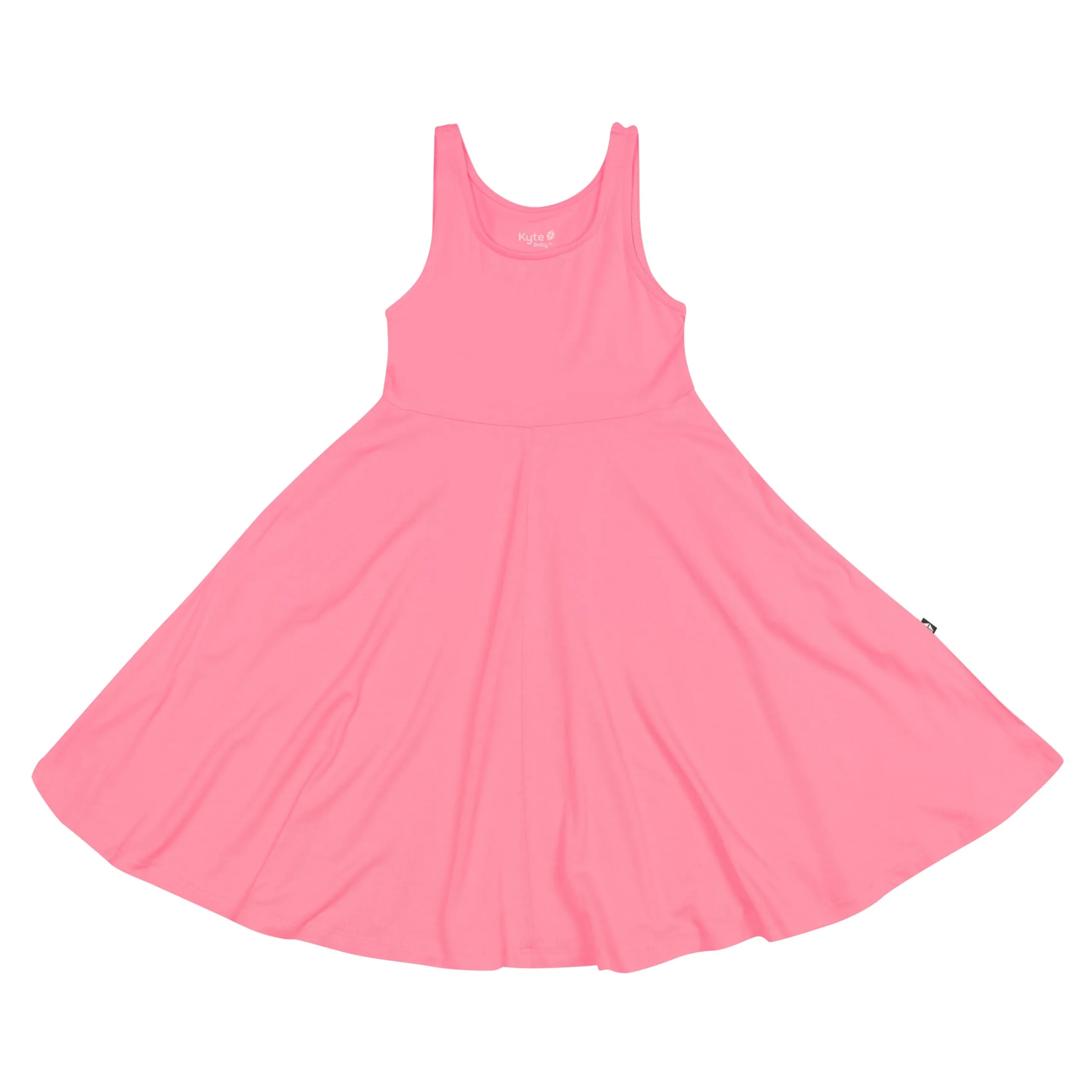 Tank Twirl Dress in Guava