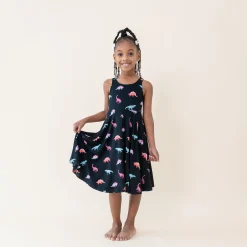 Tank Twirl Dress in Midnight Roar