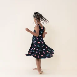 Tank Twirl Dress in Midnight Roar