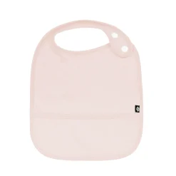 Terry Pocket Bib in Blush