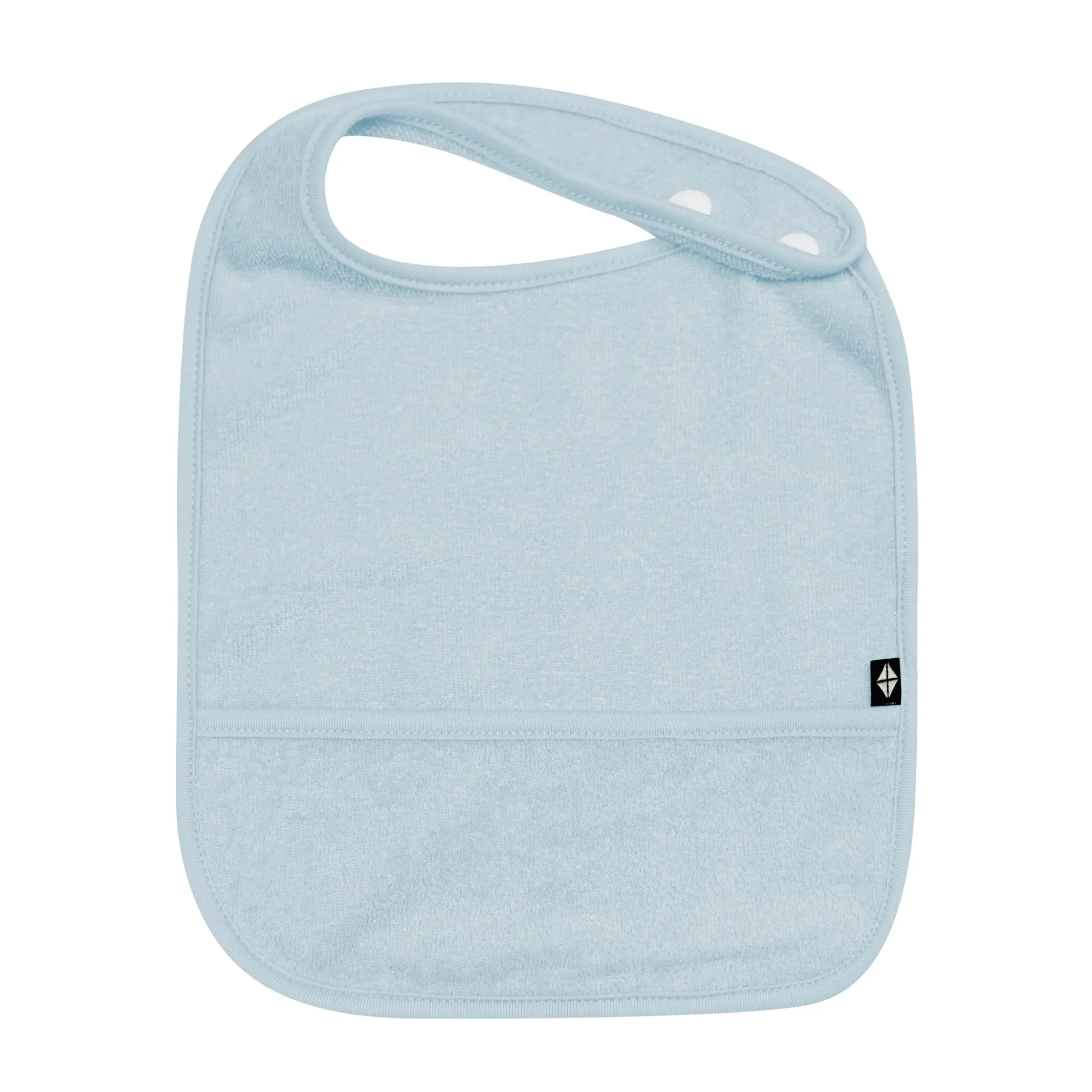 Terry Pocket Bib in Fog