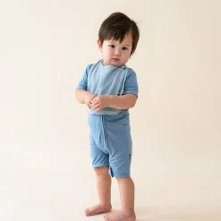 Terry Pocket Bib in Fog