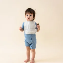 Terry Pocket Bib in Oat