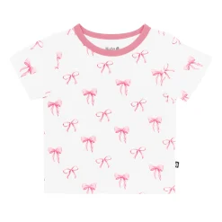 Toddler Basic Tee in Bow