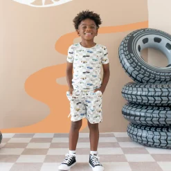 Toddler Basic Tee in Fast and Fierce