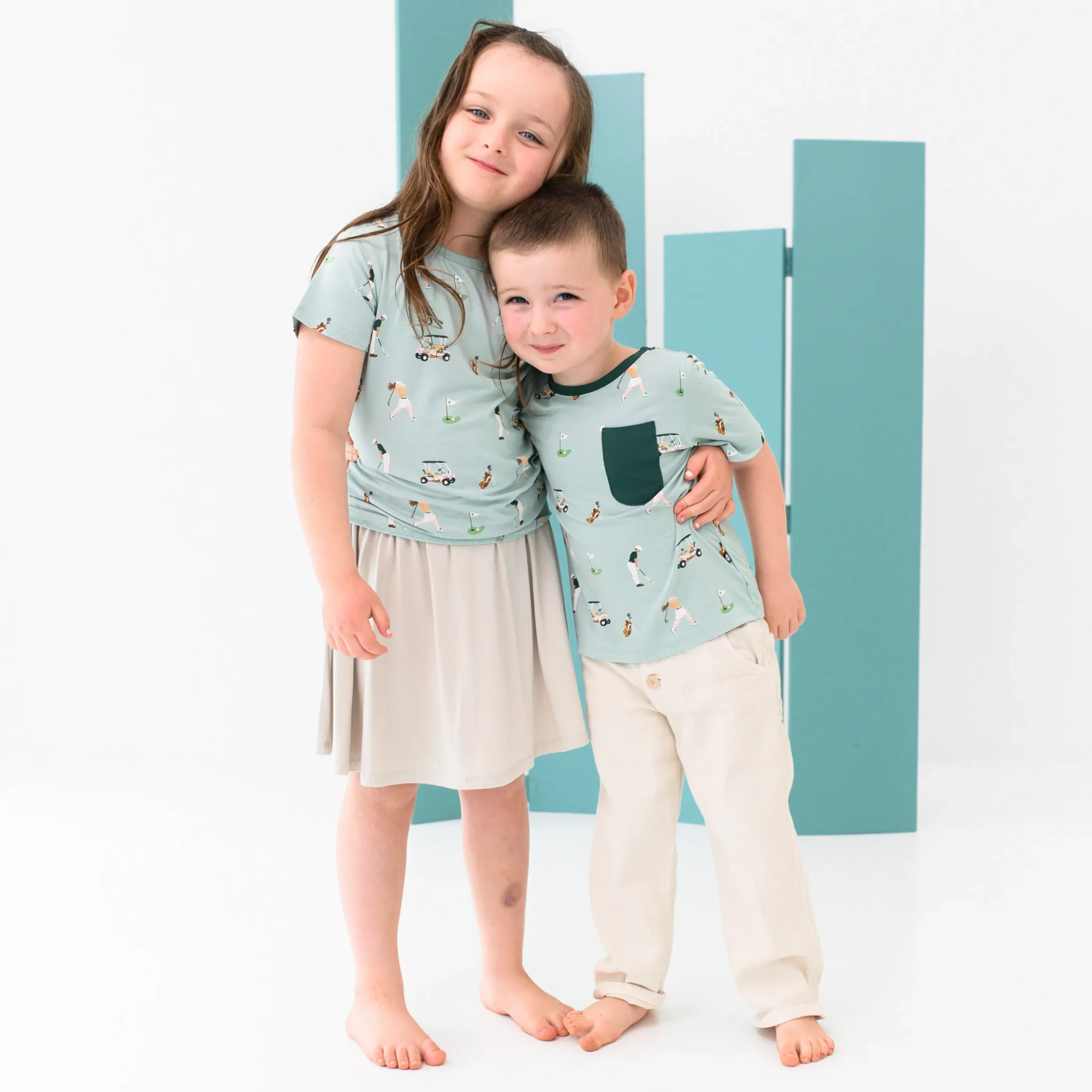 Toddler Basic Tee in Golf
