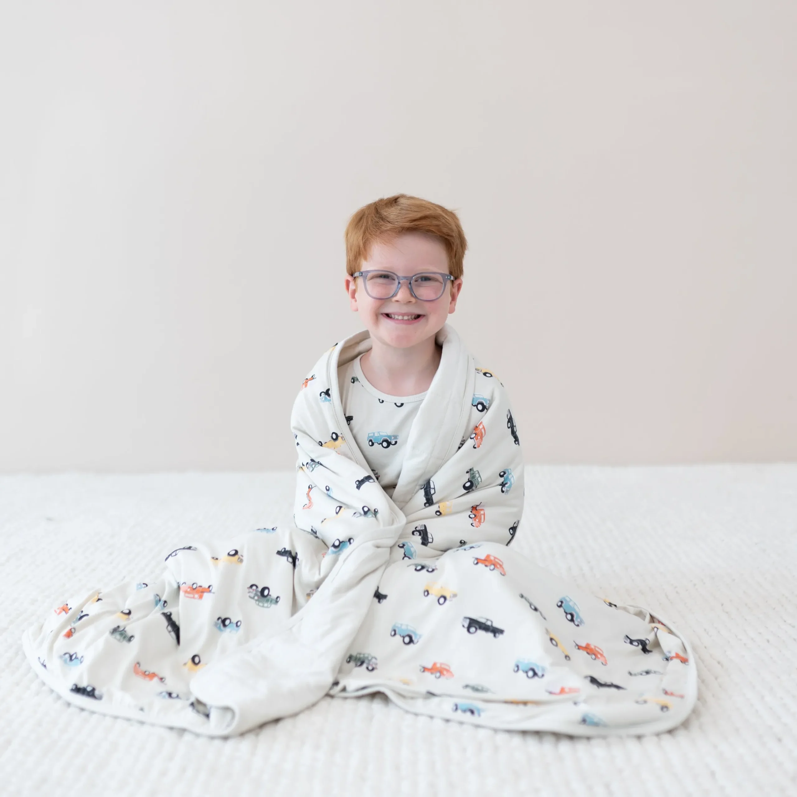 Toddler Blanket in Vintage Truck 1.0
