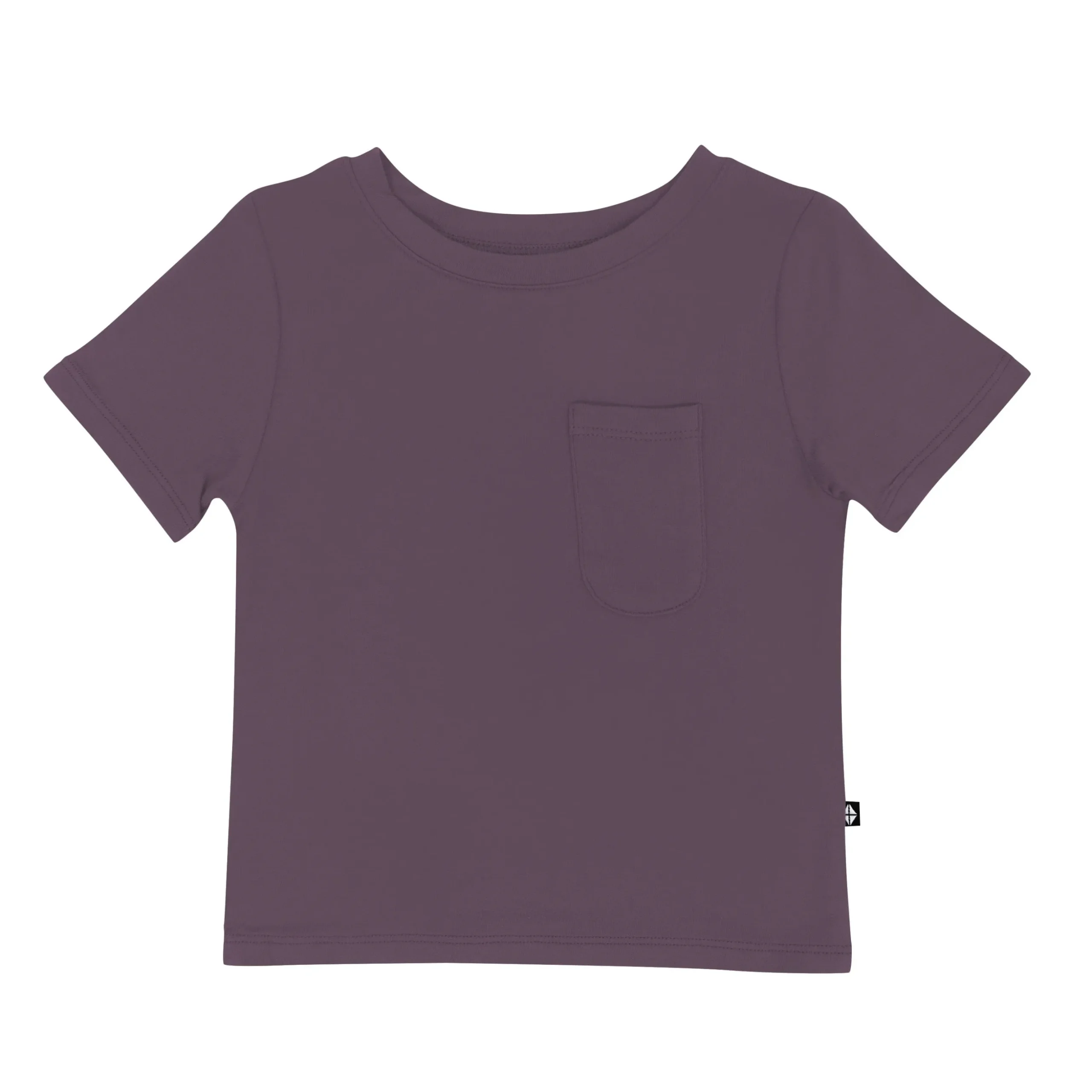 Toddler Crew Neck Tee in Currant