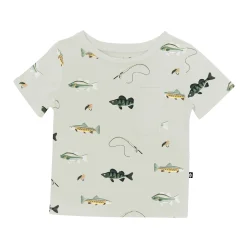 Toddler Crew Neck Tee in Fishing