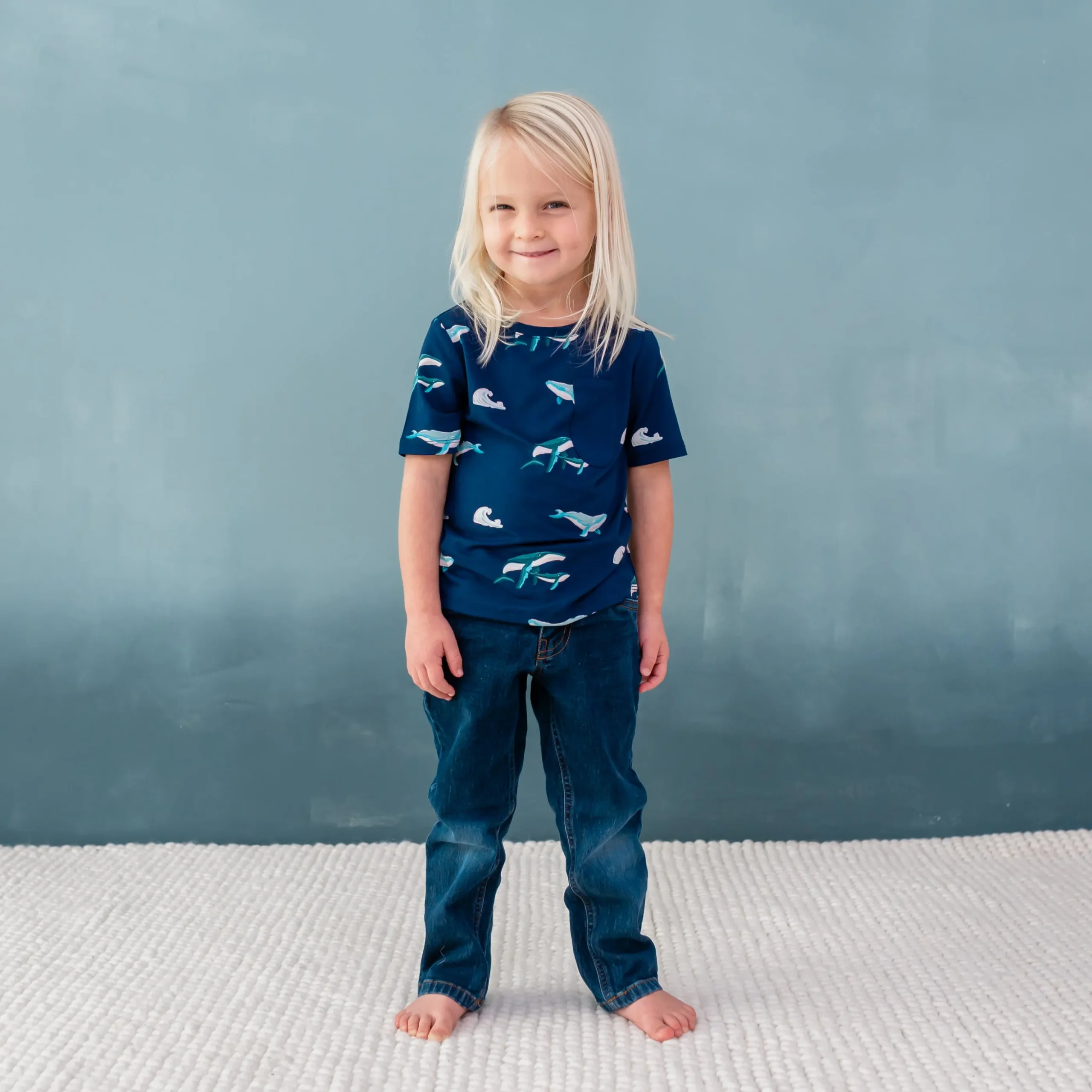 Toddler Crew Neck Tee in Humpback