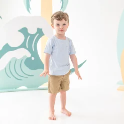 Toddler Crew Neck Tee in Mist