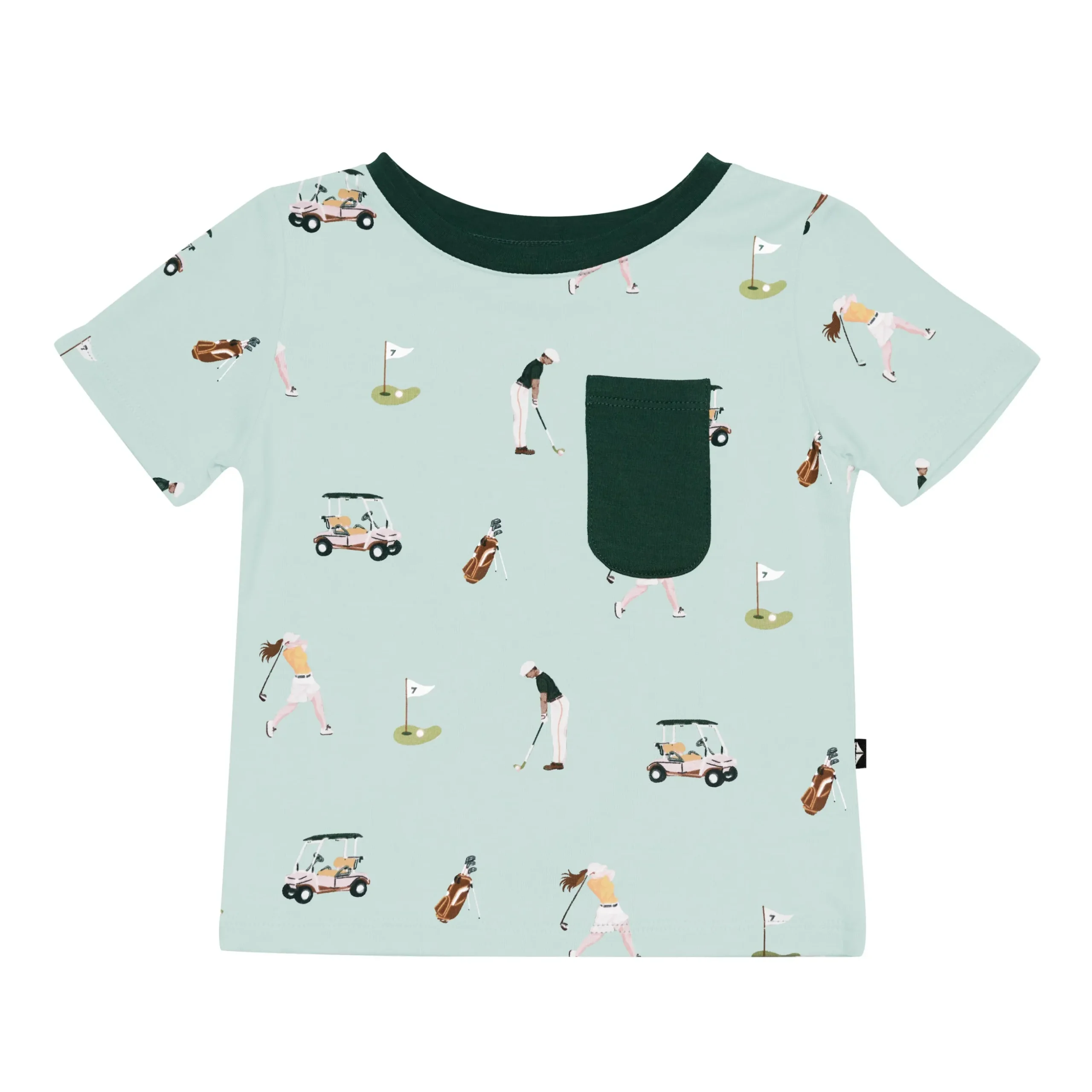 Toddler Crew Neck Tee in Golf