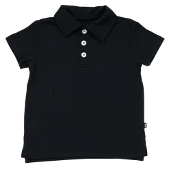 Toddler Short Sleeve Polo in Midnight