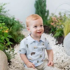 Toddler Short Sleeve Polo in Yosemite
