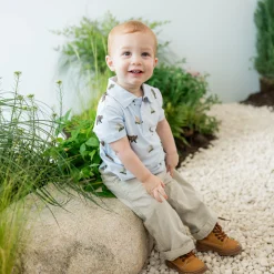 Toddler Short Sleeve Polo in Yosemite