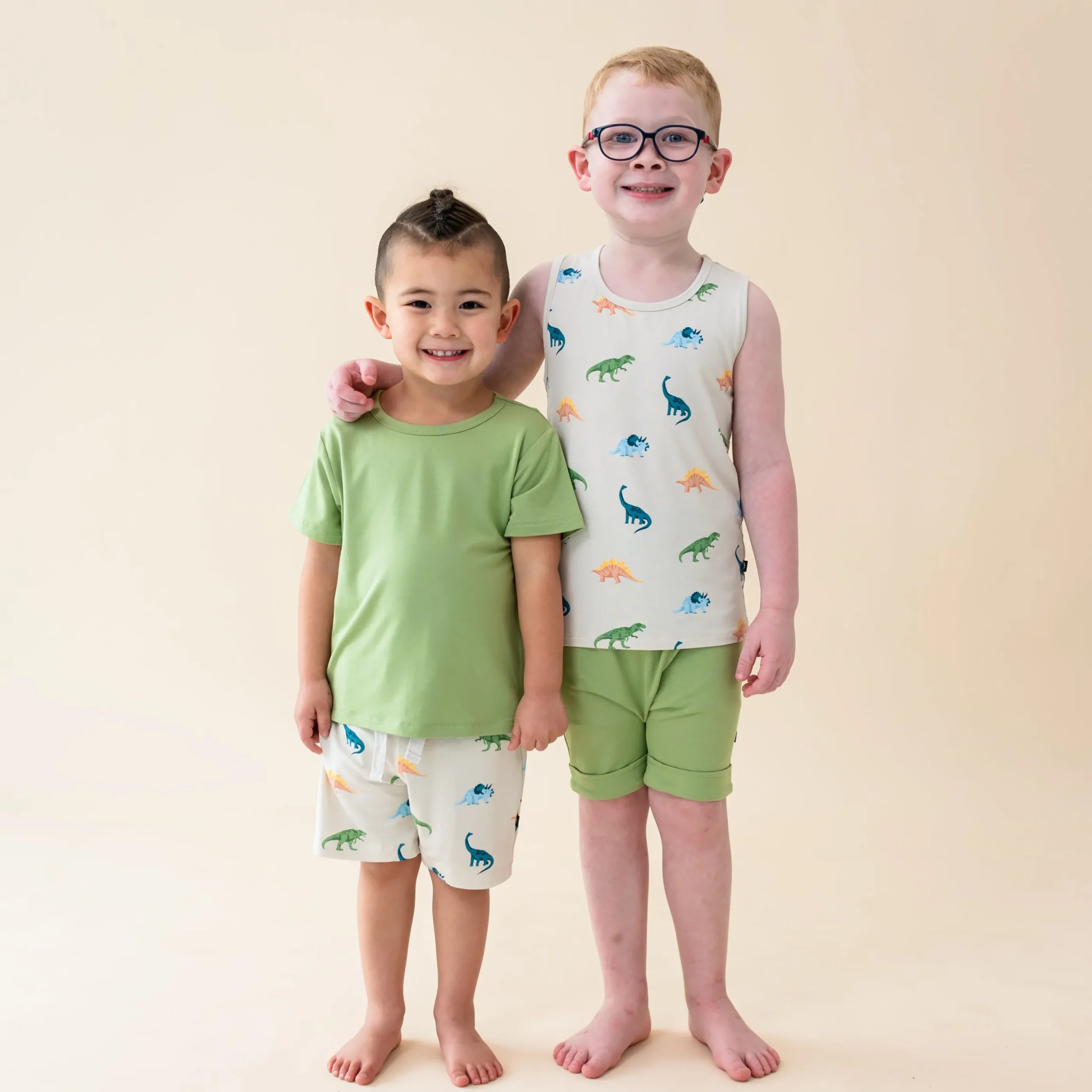 Toddler Tank Top in Ecru Roar