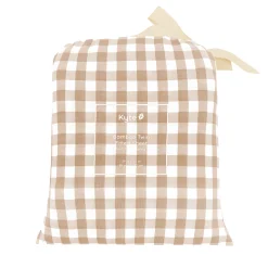 Twin Sheet in Gingham Bisque