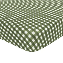 Twin Sheet in Gingham Fir