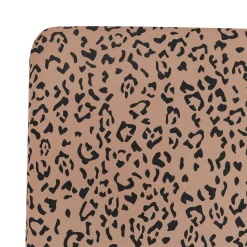 Twin Sheet in Latte Leopard
