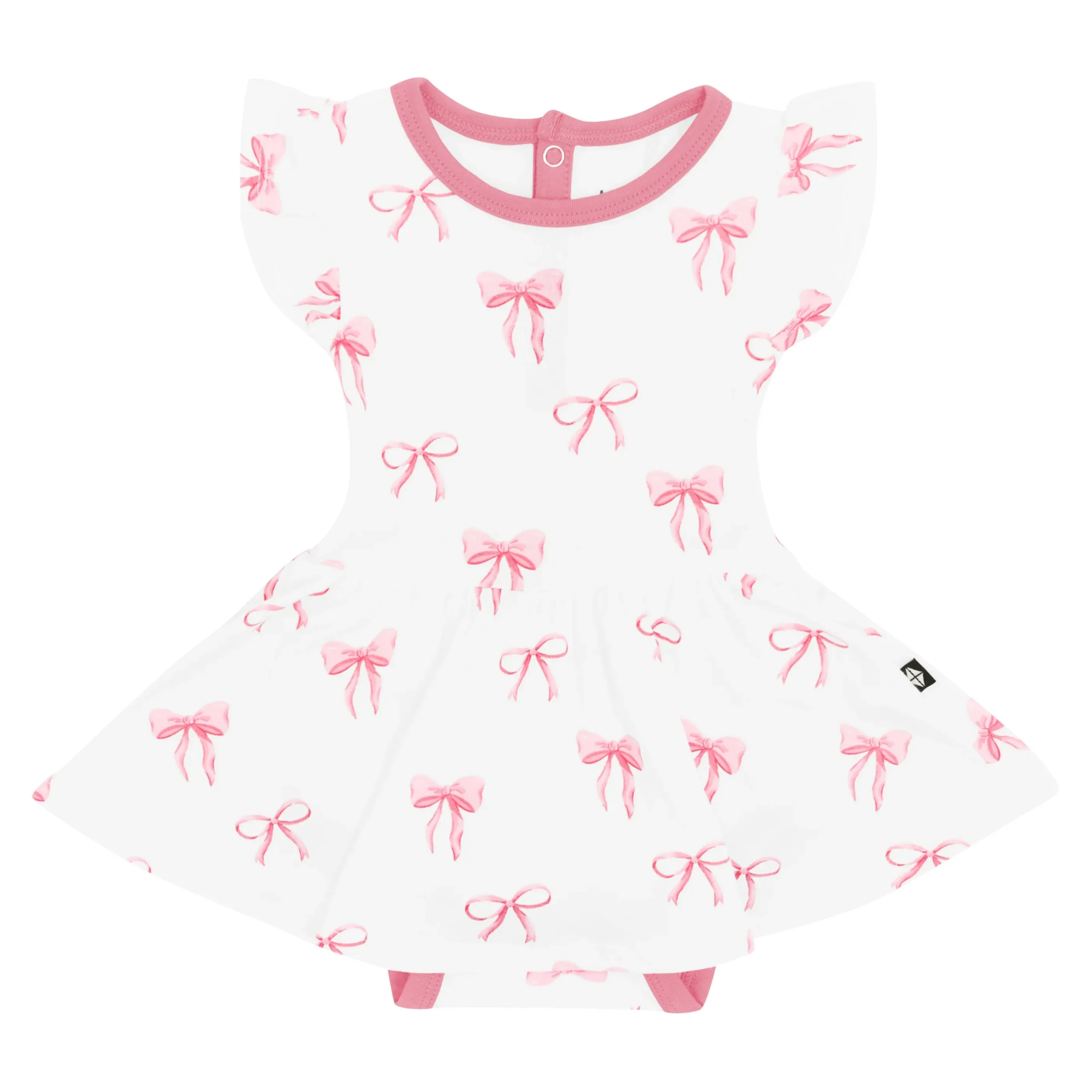 Twirl Bodysuit Dress in Bow
