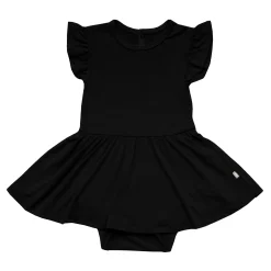 Twirl Bodysuit Dress in Midnight