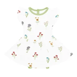 Twirl Bodysuit Dress in Wildflower