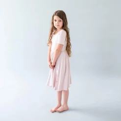 Twirl Dress in Blush