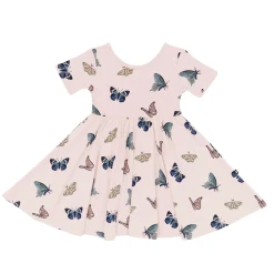 Twirl Dress in Blush Butterfly