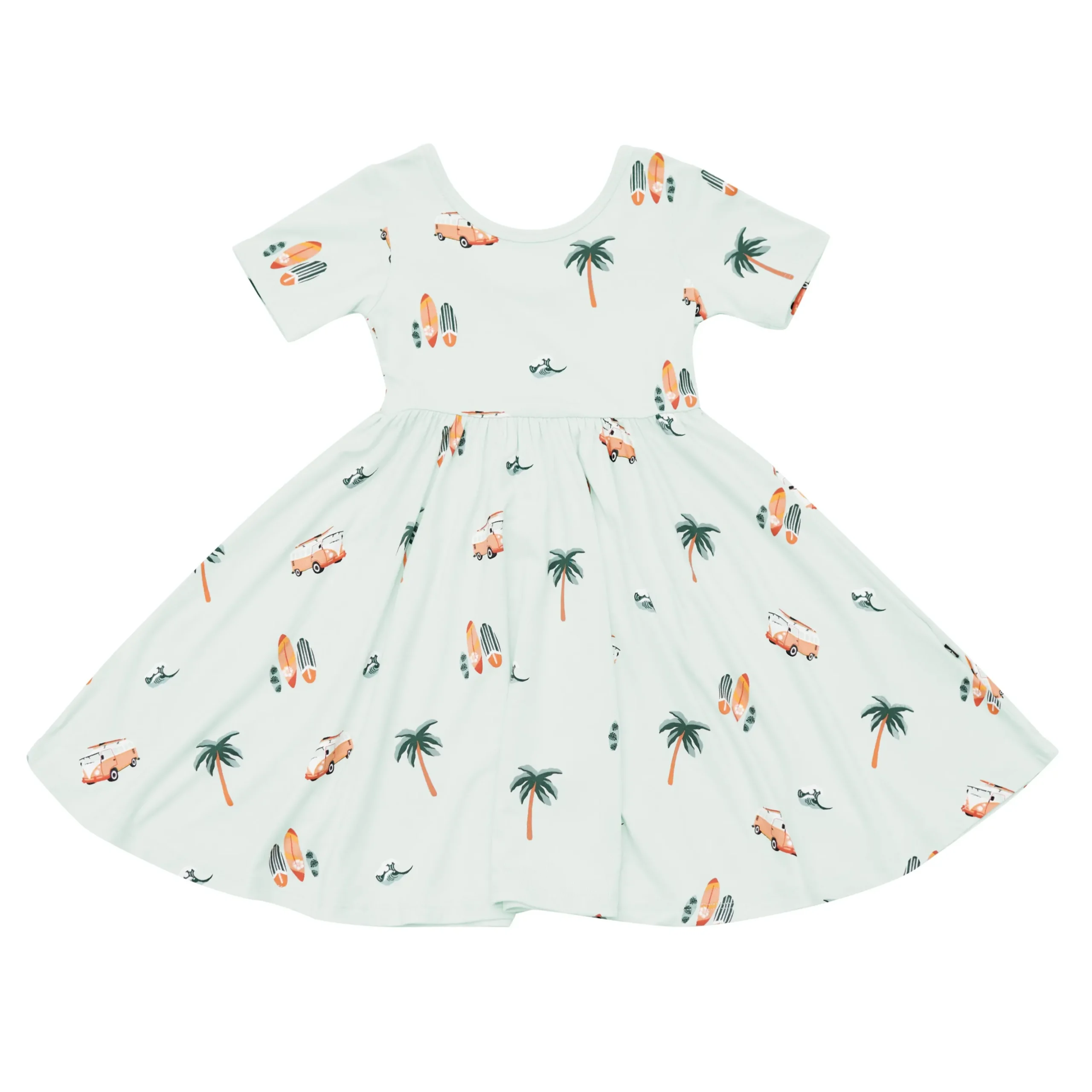 Twirl Dress in Dew Surf