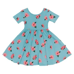 Twirl Dress in Hibiscus