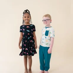 Twirl Dress in Midnight Roar