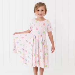 Twirl Dress in Pastel Ghost