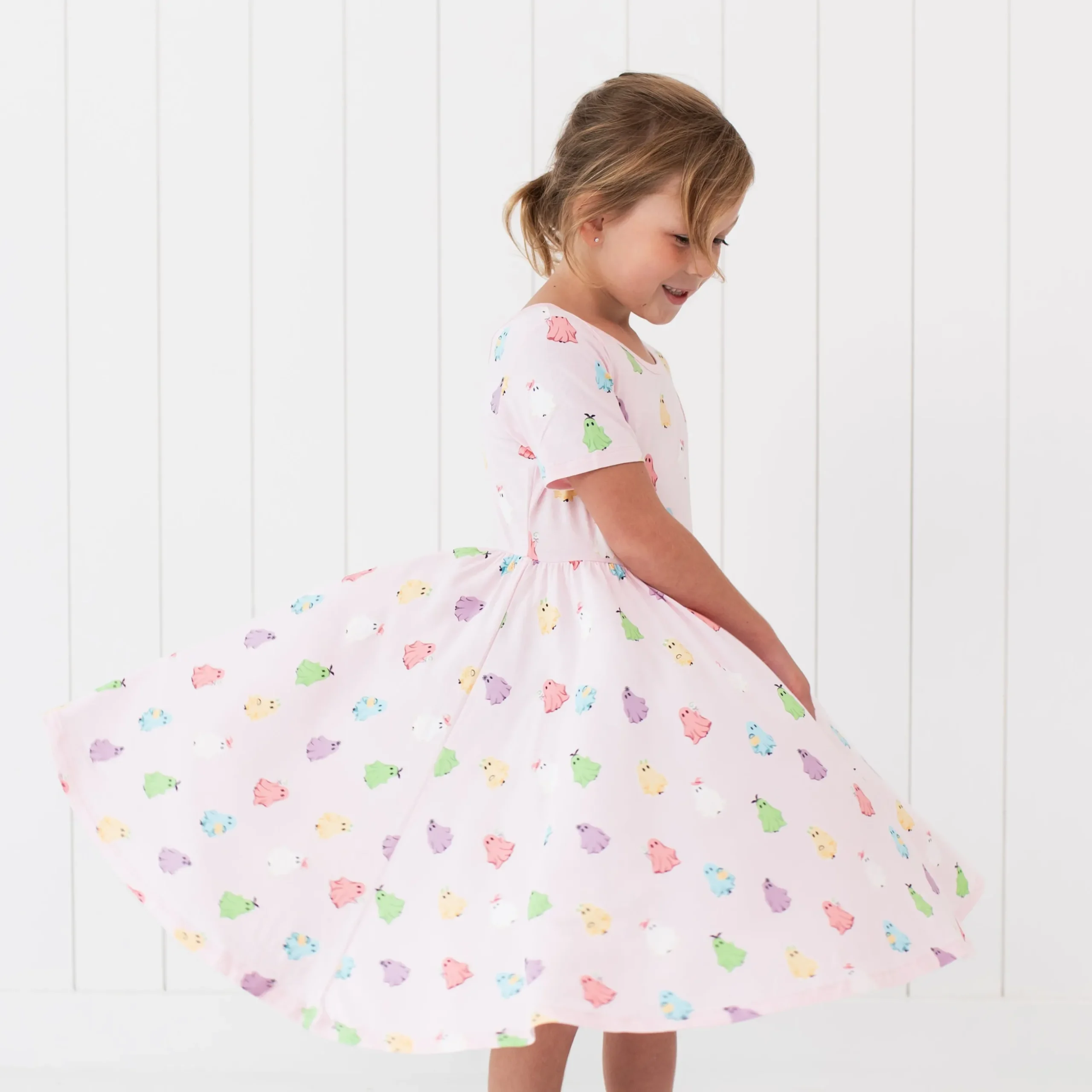 Twirl Dress in Pastel Ghost