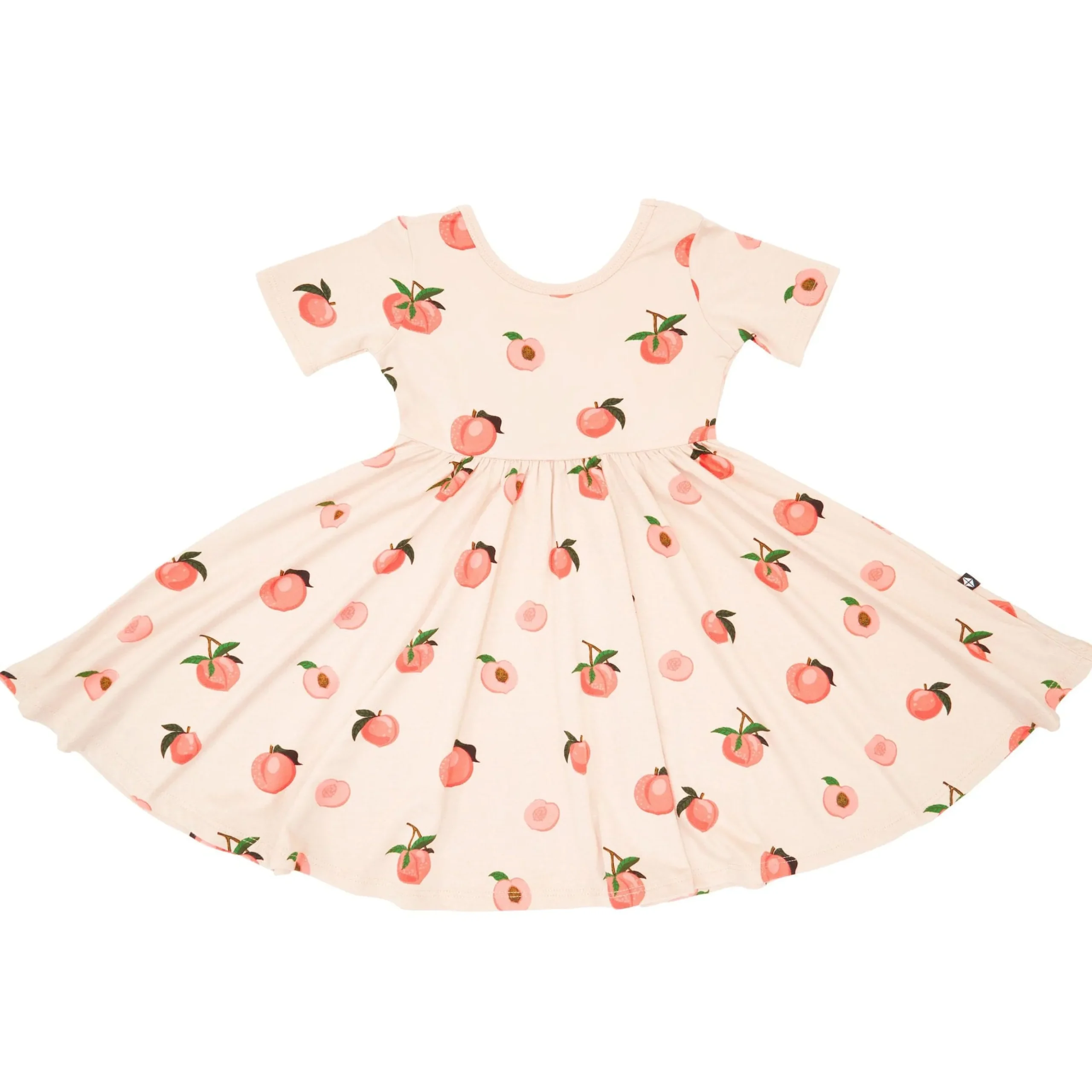 Twirl Dress in Peach