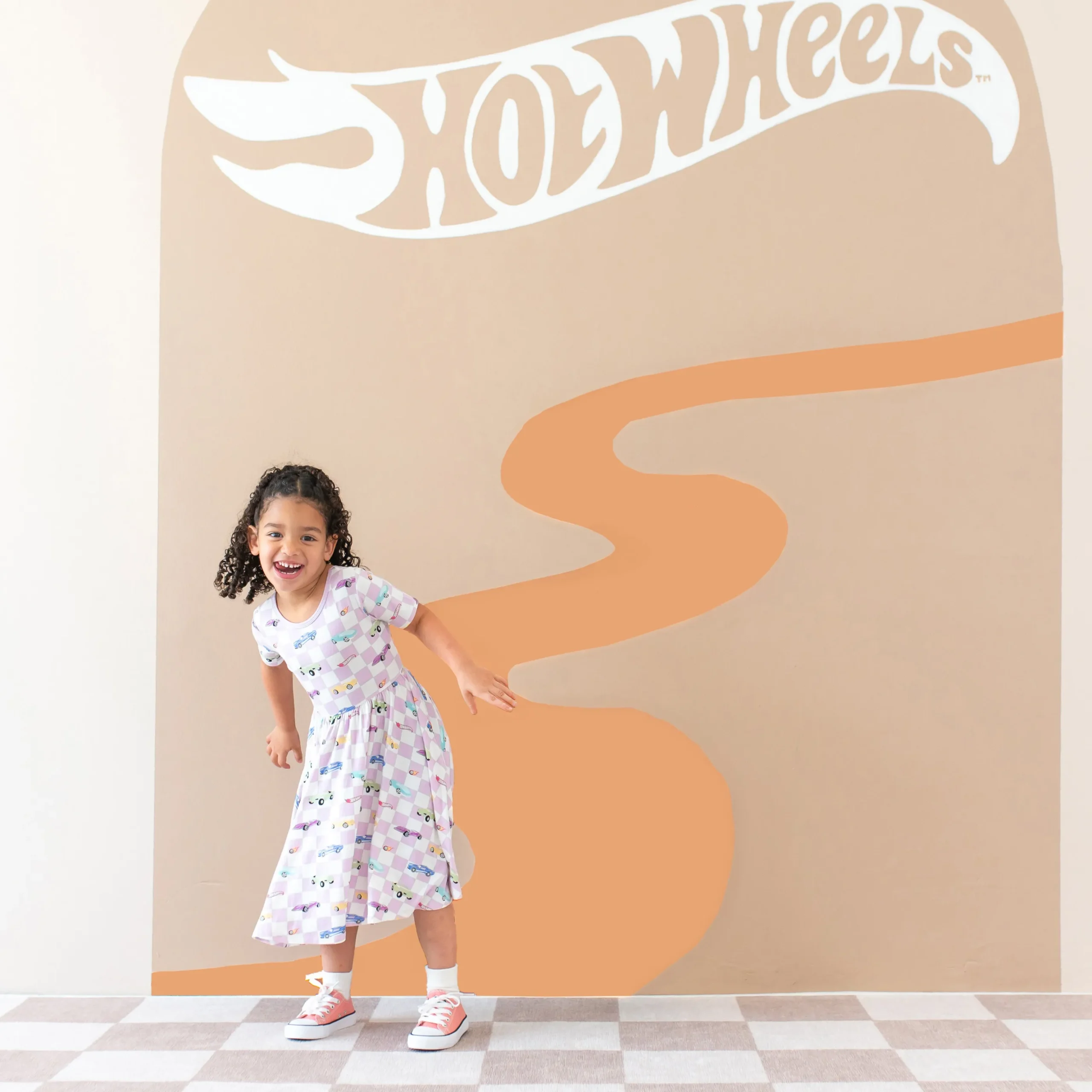 Twirl Dress in Sparkles and Speed