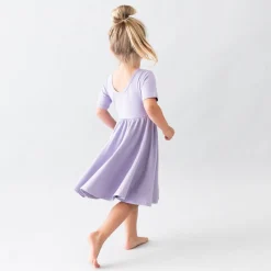 Twirl Dress in Taro