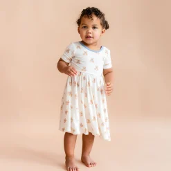 Twirl Dress in Teddy Bear