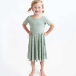 Twirl Dress in Thyme