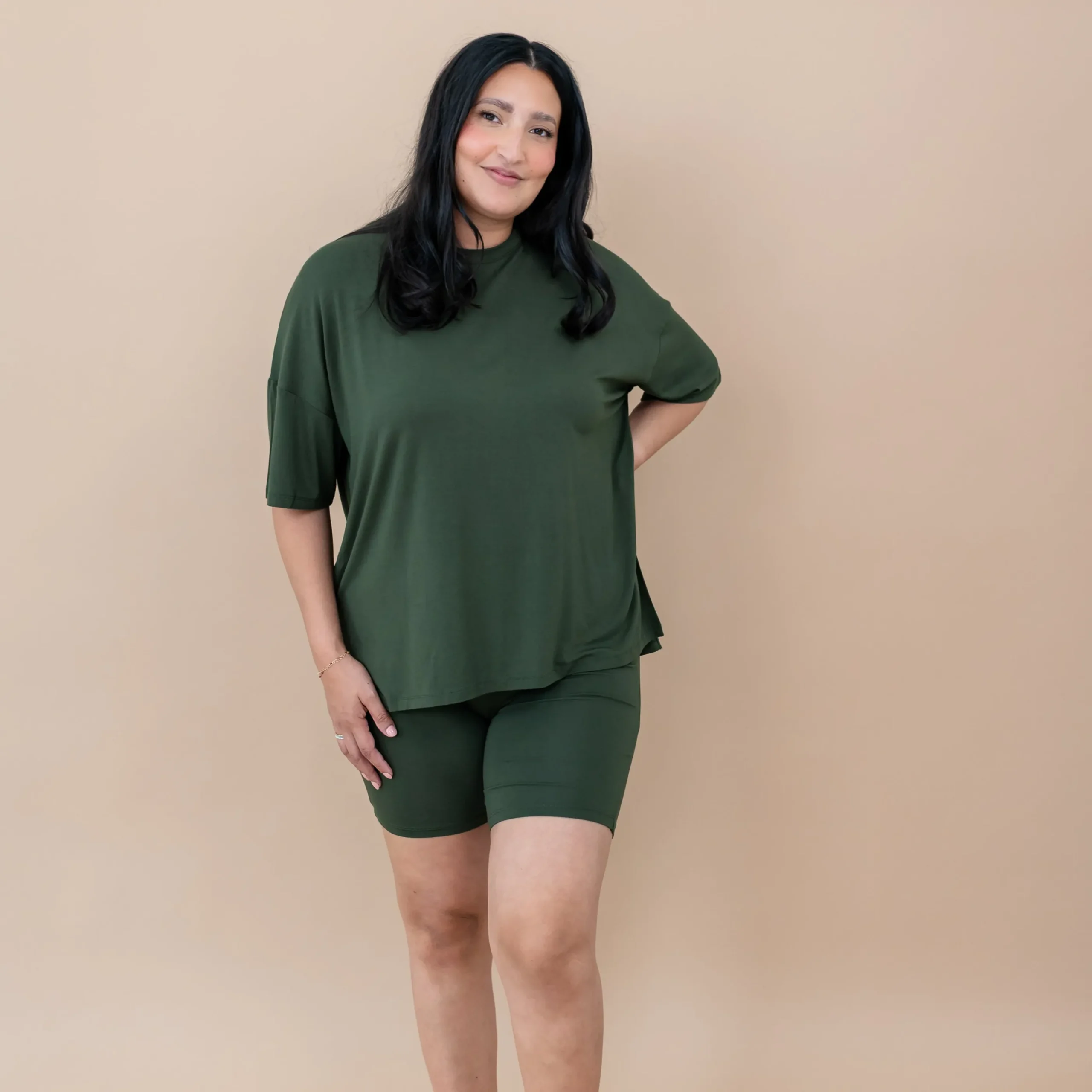 Women’s Biker Short Set in Fir