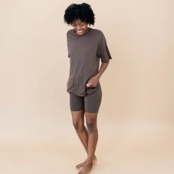 Women’s Biker Short Set in Espresso