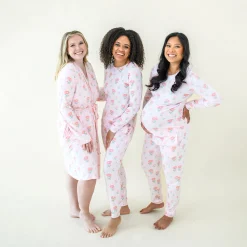 Women's Jogger Pajama Set in Sakura Peony