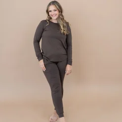 Women's Jogger Pajama Set in Espresso