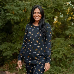 Women's Jogger Pajama Set in Midnight Icon