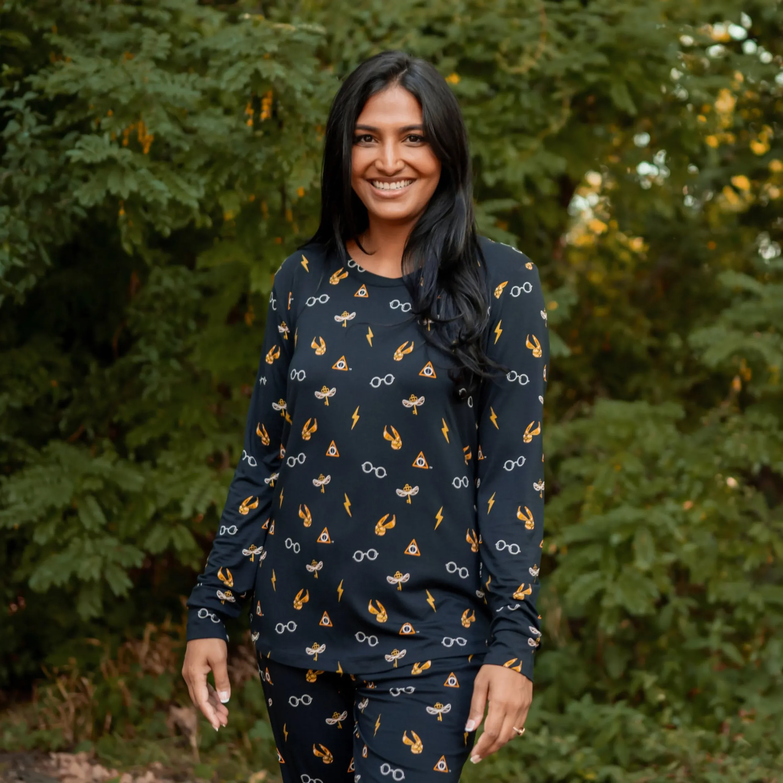 Women's Jogger Pajama Set in Midnight Icon
