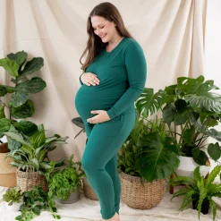 Women's Jogger Pajama Set in Emerald