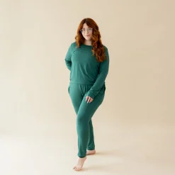 Women's Jogger Pajama Set in Emerald