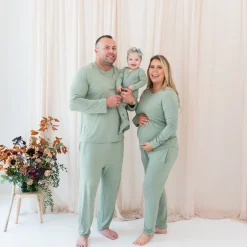 Women's Jogger Pajama Set in Thyme