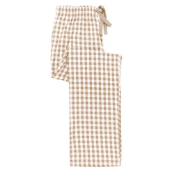 Women's Lounge Pants in Gingham Bisque