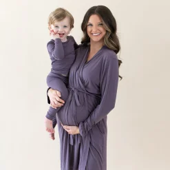 Women’s Lounge Robe in Currant